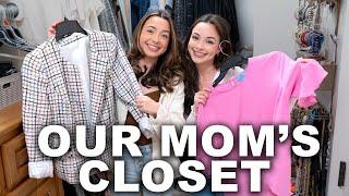 Who Wore it Better? Our Mom’s Closet! - Merrell Twins