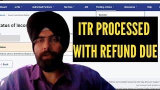 ITR PROCESSED WITH REFUND DUE AY 2024-25 I NEW INCOME TAX REFUND UPDATE