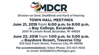 DODDBHH Town Hall Announcement