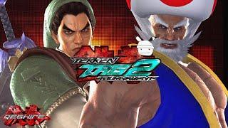 Grandpa Toad & Hero of Time Grandson goes on a rampage | Qeshire plays TEKKEN Tag Tournament 2