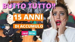 MAXI #DECLUTTERING 15 anni di accumulo! SONO UN'ACCUMULATRICE  e devo CAMBIARE #story