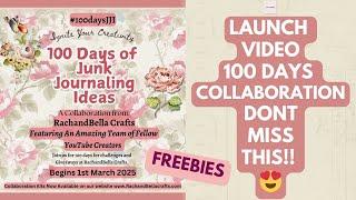 #100daysJJI NEW HUGE COLLABORATION   LAUNCH VIDEO ALL THE INFO HERE!!!