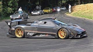 Pagani Zonda R Crazy V12 Exhaust Sounds @ Goodwood Festival of Speed