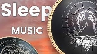 TONGUE DRUM and Sound Fire - 3 hours Sleep Meditation MUSIC | Pelalex TANK DRUM Music