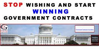 Stop Wishing And Start Winning Government Contracts-GovGenie.net