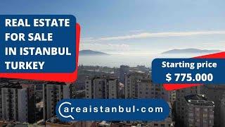 Island View Apartment for sale in Maltepe Istanbul, Installment Flats in Turkey