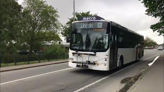 MAN 16.250 GB1025 on 820 Lincoln heads to Fitz Plaz for rest in Lincoln,