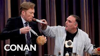Chef José Andrés & Conan Make A Coconut Cocktail | CONAN on TBS