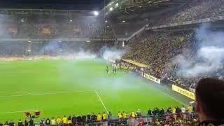 Abschied von Weidenfeller Lasershow