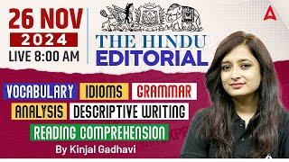 Hindu Editorial Analysis | 26 November 2024 | Vocab, Grammar, Reading, Skimming | By Kinjal Gadhavi