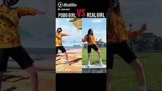 Pubg Girl VS Real Girl #apardo#pubg#short