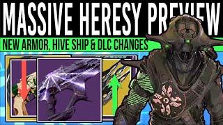 Destiny 2: MASSIVE HERESY PREVIEW! New ARMOR, Weapon Changes, Special Loot, Pathways, Dreadnaught!