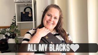 MY BLACK LUXURY HANDBAG COLLECTION