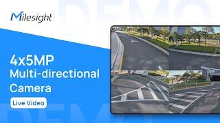 Demo Video丨Discover Milesight Multi-directional Network Camera in Action!