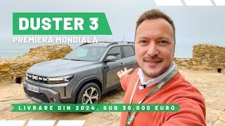 Dacia Duster 3 - premieră mondială, informații complete