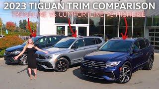 2023 VW Tiguan Trim Comparison: Highline / Comfortline / Trendline | Abbotsford Volkswagen