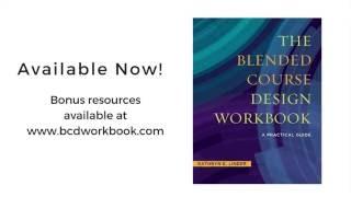 The Blended Course Design Workbook Trailer