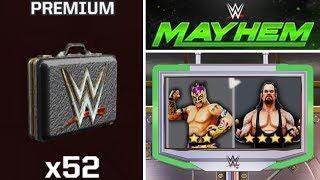 WWE Mayhem - Huge 52x Premium Loot Case Openings #gamingchannel #trending #gamingvideo