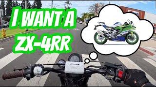 Talk me out of buying a Kawasaki ZX-4RR - First motovlog on my Honda SCL500