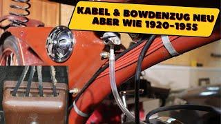 Kabel u. Bowdenzug für Vorkrieg Motorräder 1920-1955 | Restauration & Technik