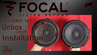 Focal inside IS Ford 165 installed in a Mustang