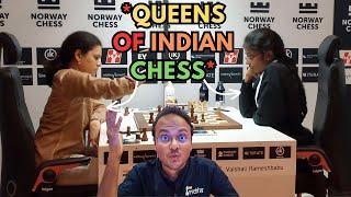 A brutal checkmate | Koneru Humpy vs R. Vaishali | Norway Chess 2024