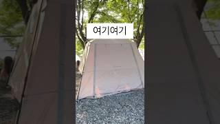 여기여기 캠핑장에 꼬마 캠린이가 있어요 #camping #솔캠 #여름캠핑 #shorts