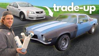 *TRANSFORMING* This ROWDY LS-Swapped Camaro! (Trade-up Ep.4)