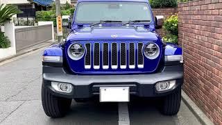 My Jeep Wrangler Unlimited Sahara 2019  #Jeep #Wrangler JL ＃Ocean Blue Metallic