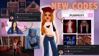 *NEW HALLOWEEN* UPDATES, CODES, SNEAK PEEKS, POSES, AND MORE!!! #dresstoimpressupdate #roblox #dti