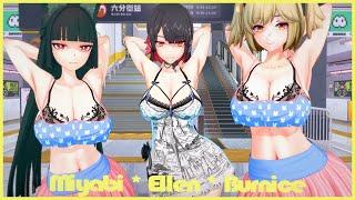 Miyabi⭒Ellen⭒Burnice -「CLUTCH」【Zenless Zone Zero MMD】#zzzero