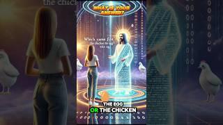 Did the chicken come first or did the egg come first? #christmas #jesus #jesuschrist #jesuscristo