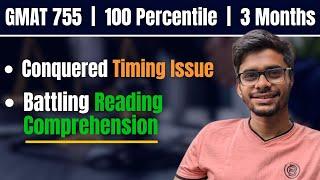 GMAT Focus 755 with 3 Months of Effective Prep; Role of Practice Tests in Scoring 100 Percentile