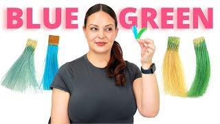 Removing Blue and Green Hair Dye? TRY THIS HAIR COLOR HACK