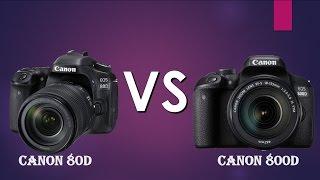 Canon 80D vs Canon 800D (Rebel T7i) (STRAIGHT TO THE POINT)