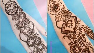 New stylish back hand mehndi design/mehndi designs/mehndi design simple/mehndi ka design/mehandi