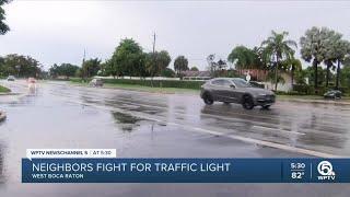 West Boca Raton residents urge county to install red light at busy intersection