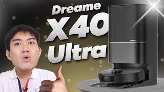 รีวิว Dreame X40 Ultra ทำความสะอาดได้ทุกจุด ถอดม็อบได้พรมไม่เปียก ฟีเจอร์จัดเต็ม