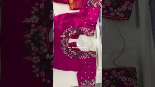 Anu Boutiques Guntur | Blouse Embroidery maggam work designs | Tailoring | #shorts