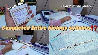 Winding up BIOLOGY SYLLABUS for NEET 2025 studying, refreshing and more ️ #study #explore