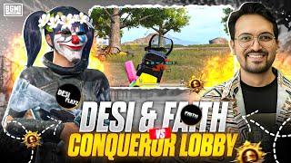 Desi And Faith PlayzZz Vs Conqueror Lobbies ️ || Conqueror || @Desi__Playz 