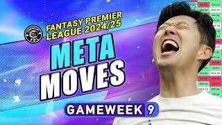 META FPL MOVES | GAMEWEEK 9 | Fantasy Premier League Tips 24/25