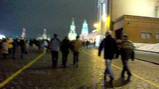 New Year 2009 at the Red Square. Moscow. Part 1.