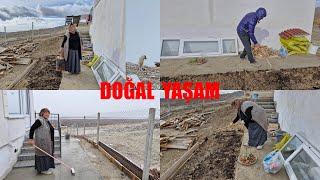 BAHÇEMİZİN İLK EKİMİNİ HATİCE HANIMLA BİRLİKTE YAPTIK KIŞ ZEBZELERİ