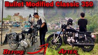 Bullet Classic 350 Full Modified in Nepal || Bullet Modified@thelordofmodification