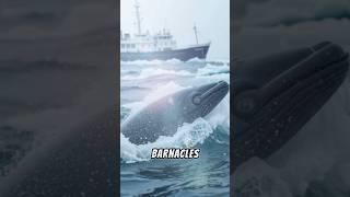 The giant black whale with millions of parasitic barnacles asked for help from the sailors.