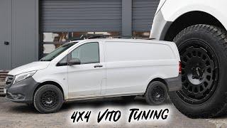 Offroad Update für den Mercedes 4x4 Vito Campervan! Fahrwerk, Räder, Standheizung + Alarmanlage!