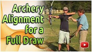 Archery - Alignment for a Full Draw - Coach Lloyd Brown Jr.