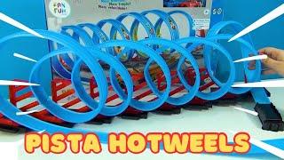 PISTA GIGANTE Hot Weels E PISCINA DA POLLY #hotweels #hotwheelscollection #pollypocket