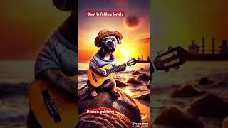 dogi is feeling lonely #viral#short vedeo#youtube#animation#cat#dog#ai